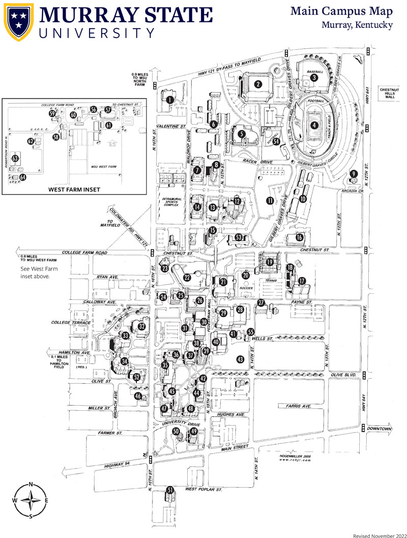 Map of 鶹Ƶ campus